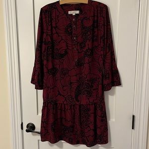 Loft Ruffle Sleeved Dress